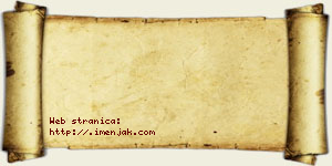 Tijana Jovandić vizit kartica